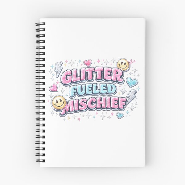 Item preview, Glitter Fueled Mischief Cute Funny Girly Aesthetic Retro Coquette Design designed and sold by SoulThread Studio.