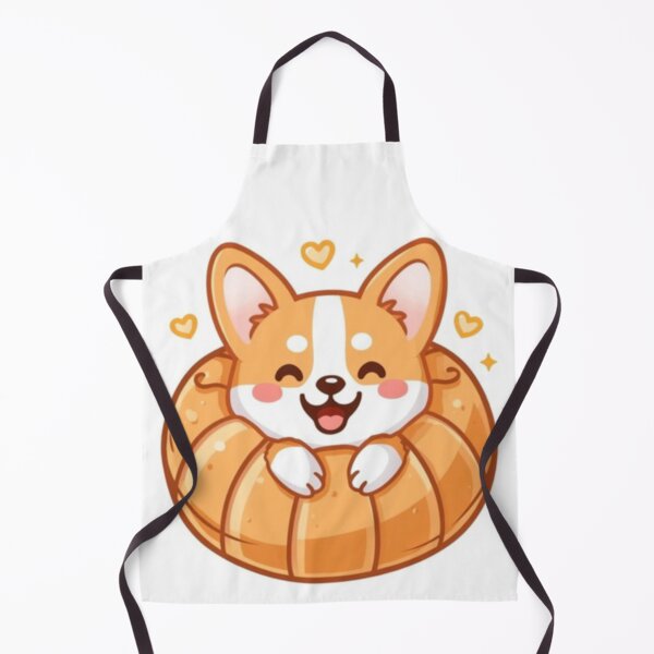 Item preview, Cute Croissant Corgi Kawaii Sticker | Adorable Bakery Dog Gift designed and sold by Stylestickers55.