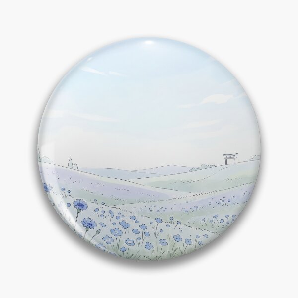 Item preview, Peaceful Blue Flower Field designed and sold by Neural Dream.