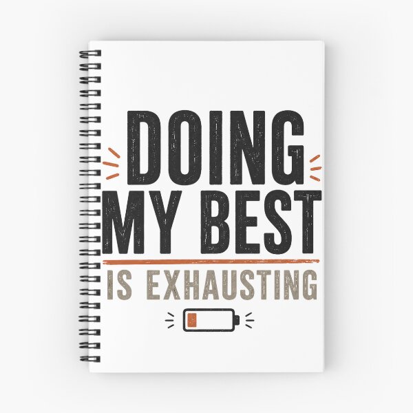 Item preview, Doing My Best Is Exhausting Low Battery Funny Quote designed and sold by 404CLOTHINGG.