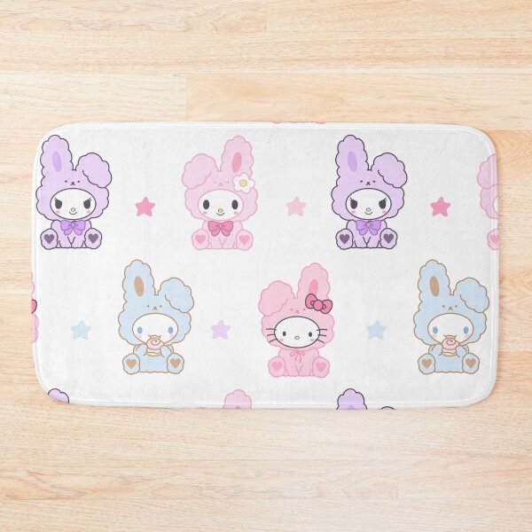 Item preview, kuromi kitty cinnamoroll my melody in bunny suit designed and sold by Mypixieart.