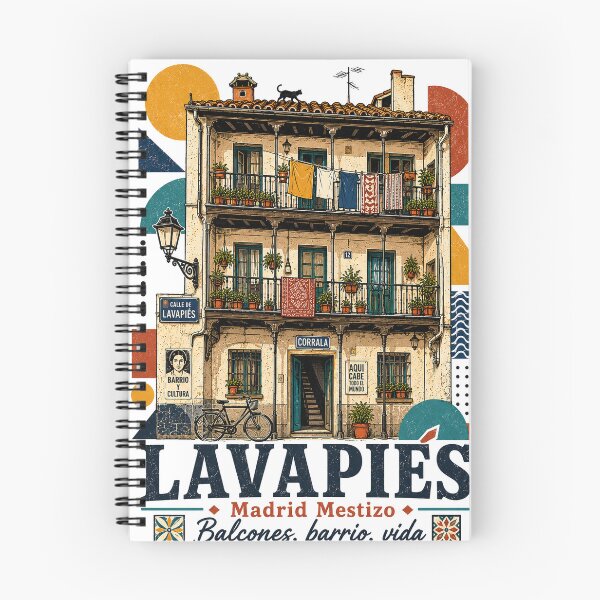 Item preview, Lavapiés Madrid Corrala – Balcones, Barrio, Vida designed and sold by Past in Threads.