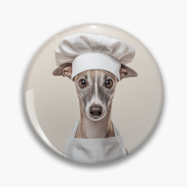 Item preview, Funny Whippet Dog Chef Realistic Animal Cooking Humor Art designed and sold by LazyOwlStore.