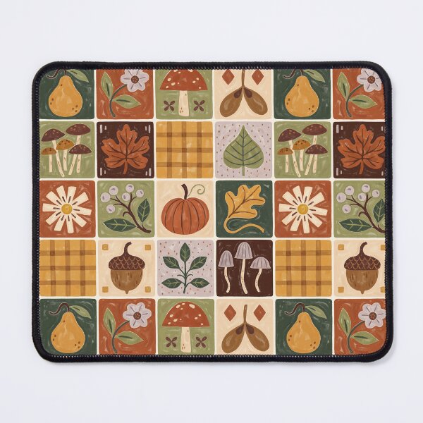 Item preview, Quilty Autumn - Cozy Fall Patchwork designed and sold by ohjessmarie.