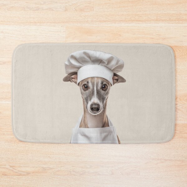 Item preview, Funny Whippet Dog Chef Realistic Animal Cooking Humor Art designed and sold by LazyOwlStore.