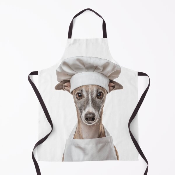 Item preview, Funny Whippet Dog Chef Realistic Animal Cooking Humor Art designed and sold by LazyOwlStore.