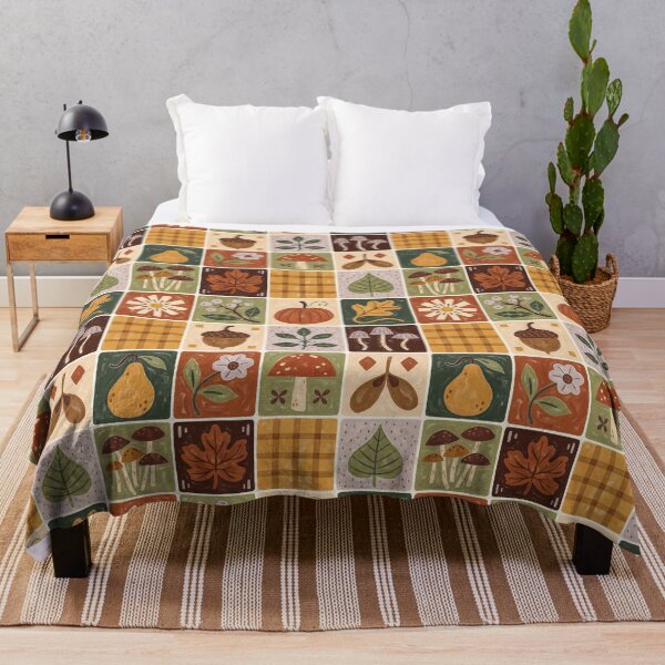 Item preview, Quilty Autumn - Cozy Fall Patchwork designed and sold by ohjessmarie.