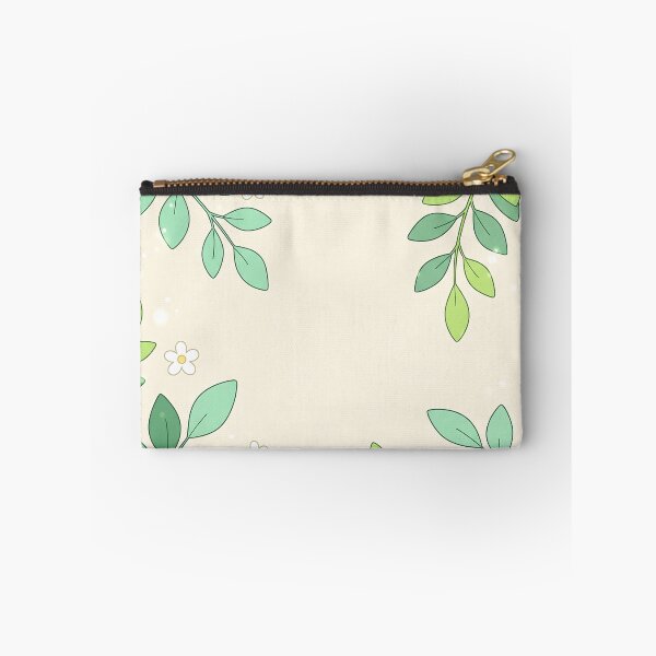 Item preview, Green Leaves and Little White Daisies Frame designed and sold by Neural Dream.
