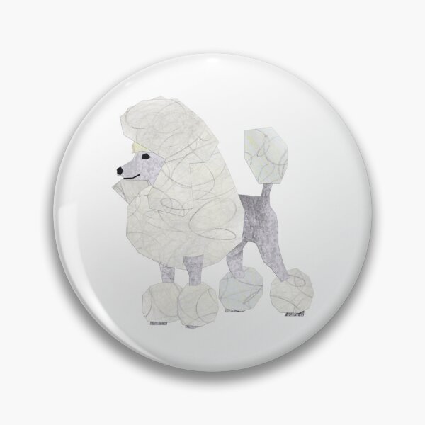 Item preview, White poodle designed and sold by BabbanGaelg.
