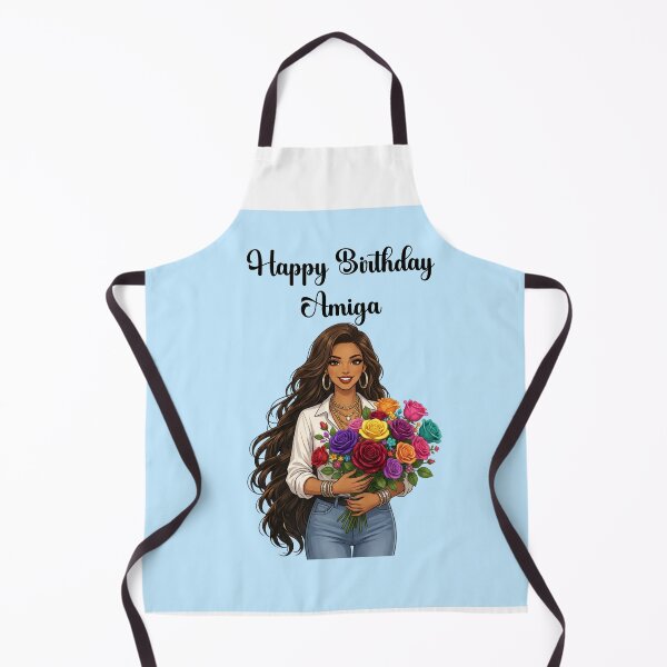 Item preview, Happy Birthday Amiga Latina Girl designed and sold by DigiAngDesigns.
