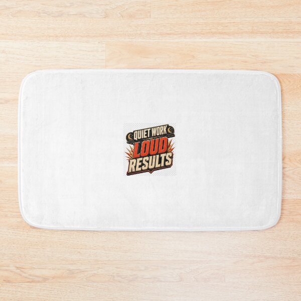 Item preview, Quiet Work Loud Results – Bold Motivational Typography Design designed and sold by TaiwoDesigns.