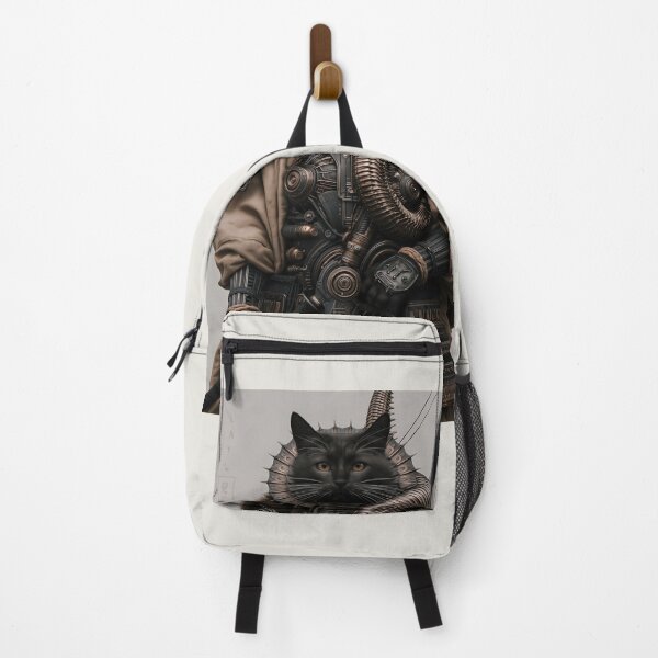 Item preview, Cyber Samurai Cat of the Iron Frontier designed and sold by Verademacedoart.