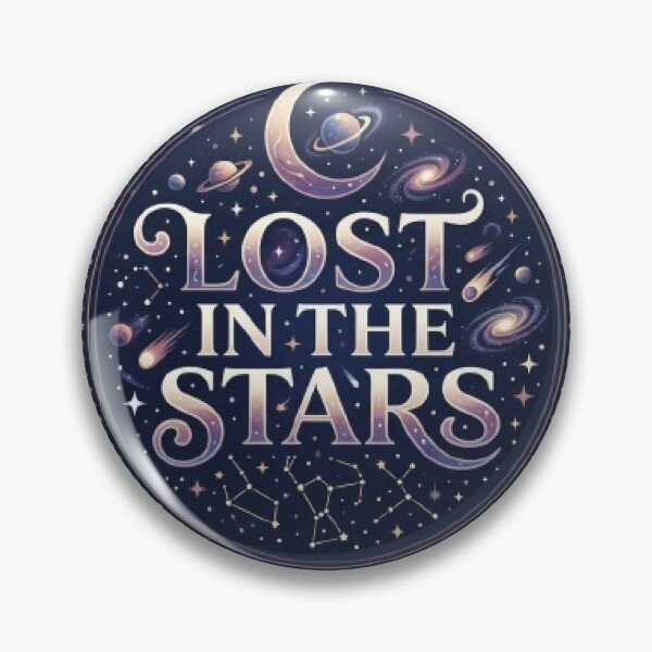 Item preview, Lost In The Stars Cosmic Typography T-Shirt | Celestial Galaxy Graphic | Space Lover Retro Tee designed and sold by Faisal  Shah.