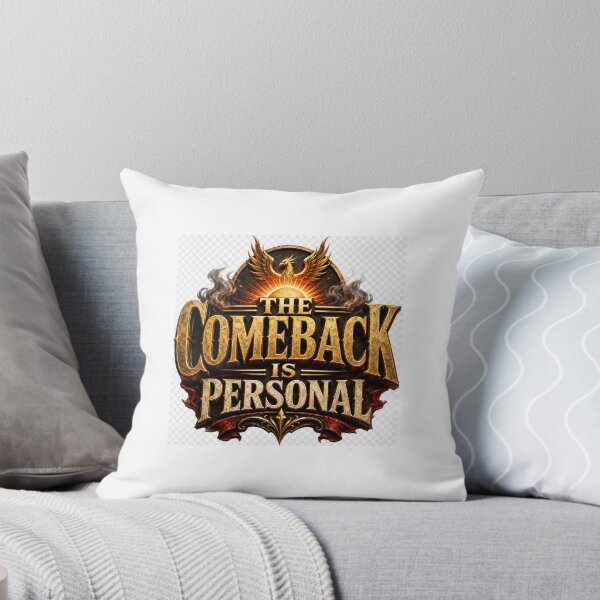 Item preview, The Comeback Is Personal – Dramatic Motivational Typography Design designed and sold by TaiwoDesigns.