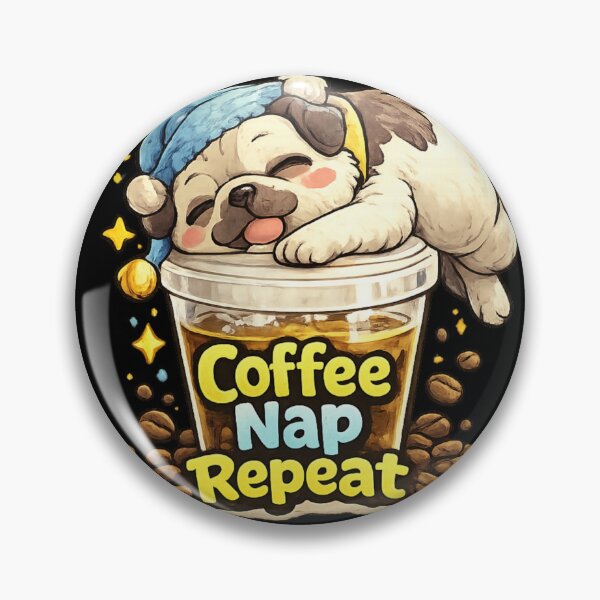 Item preview, Cute Sloth Coffee Nap Repeat designed and sold by Houldi.