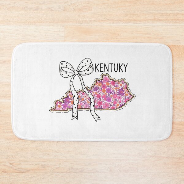Item preview, Cute Kentucky Floral Map Graphic Coquette Bow Design designed and sold by Paper Drip.