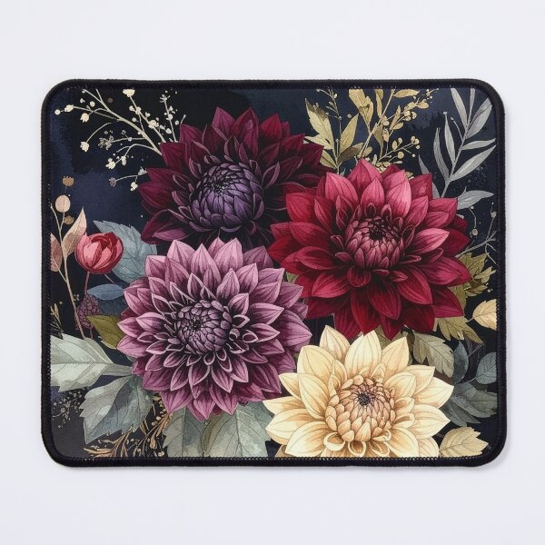Item preview, Luxury Dark Dahlia Botanical Bouquet designed and sold by Rutvain.