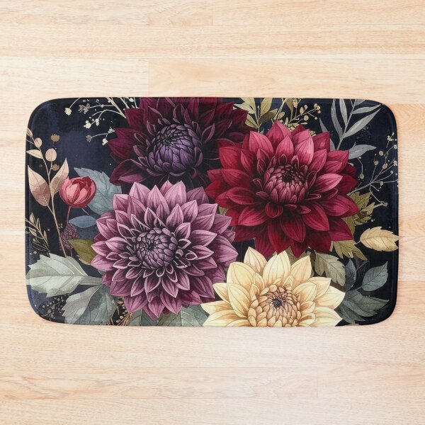 Item preview, Luxury Dark Dahlia Botanical Bouquet designed and sold by Rutvain.