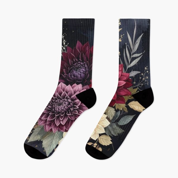 Item preview, Luxury Dark Dahlia Botanical Bouquet designed and sold by Rutvain.