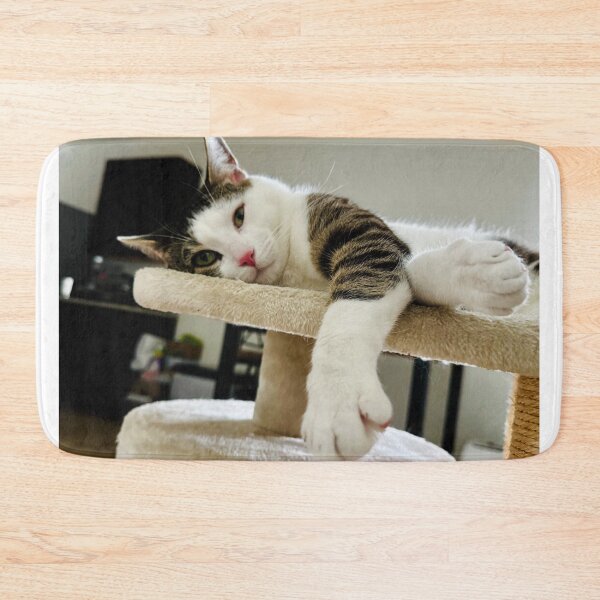 Item preview, Florida Paws - Cozy Cat on Bed - Dreamy Indoor Portrait. designed and sold by QuietBloomDHS.