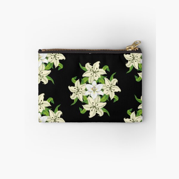 Item preview, White Lily Flower Mandala Bouquet. designed and sold by Jyoti-Quotes.