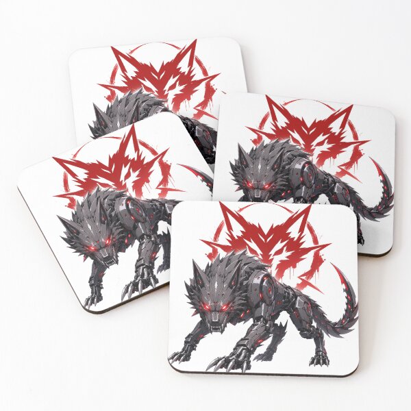 Item preview, Cyber Wolf designed and sold by Villain Vault.