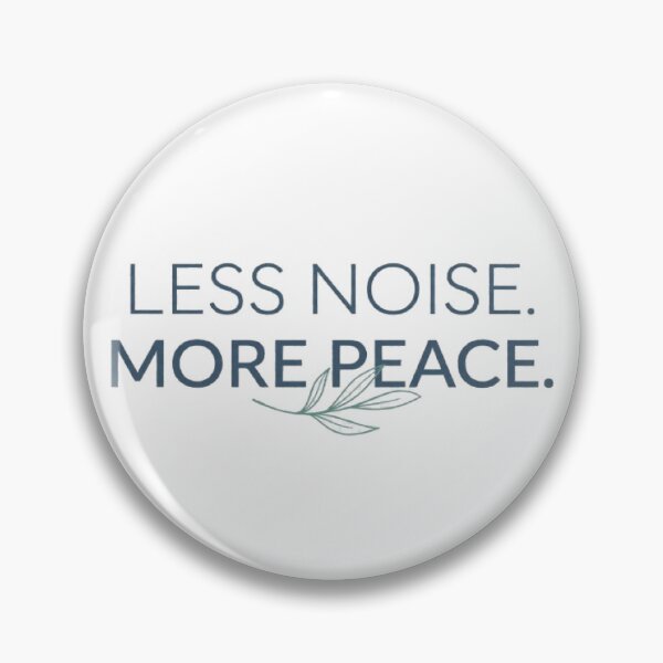Item preview, Less Noise More Peace Minimalist T-Shirt | Modern Typography | Calm Mind Lifestyle Graphic Tee designed and sold by Faisal  Shah.