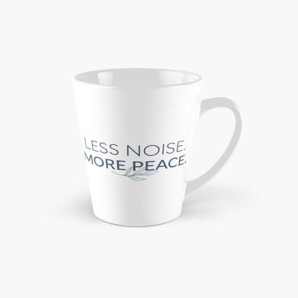 Item preview, Less Noise More Peace Minimalist T-Shirt | Modern Typography | Calm Mind Lifestyle Graphic Tee designed and sold by Faisal  Shah.