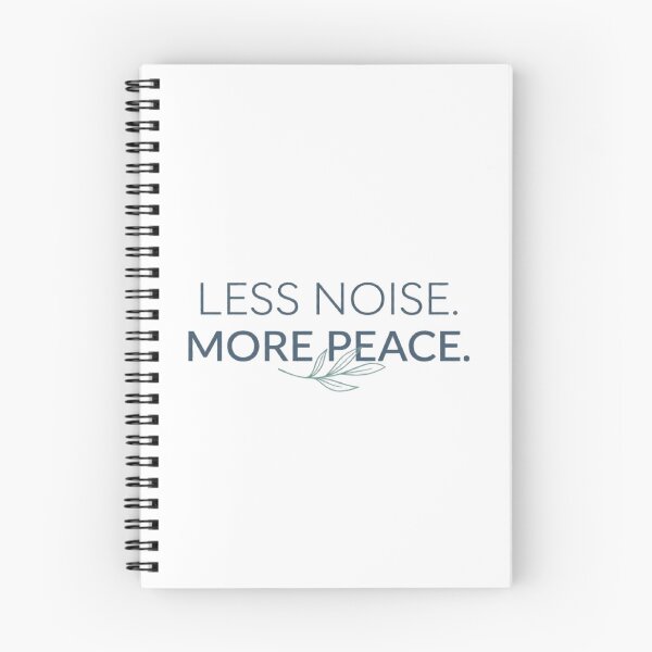 Item preview, Less Noise More Peace Minimalist T-Shirt | Modern Typography | Calm Mind Lifestyle Graphic Tee designed and sold by Faisal  Shah.