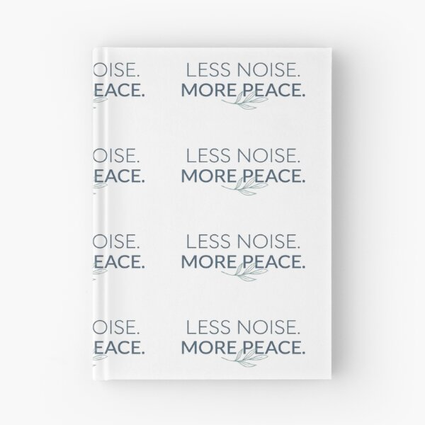 Item preview, Less Noise More Peace Minimalist T-Shirt | Modern Typography | Calm Mind Lifestyle Graphic Tee designed and sold by Faisal  Shah.