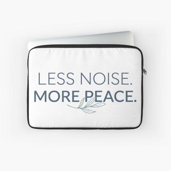 Item preview, Less Noise More Peace Minimalist T-Shirt | Modern Typography | Calm Mind Lifestyle Graphic Tee designed and sold by Faisal  Shah.