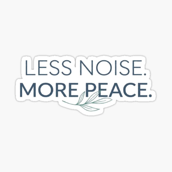 Item preview, Less Noise More Peace Minimalist T-Shirt | Modern Typography | Calm Mind Lifestyle Graphic Tee designed and sold by Faisal  Shah.