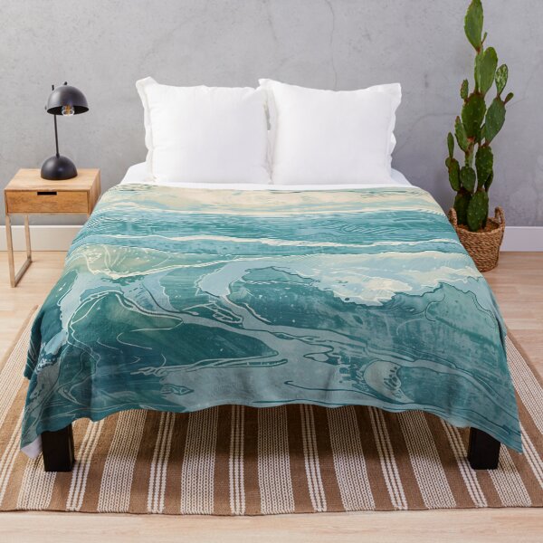 Item preview, Woodcut, seascape, waves C designed and sold by CrumbBumStudio.