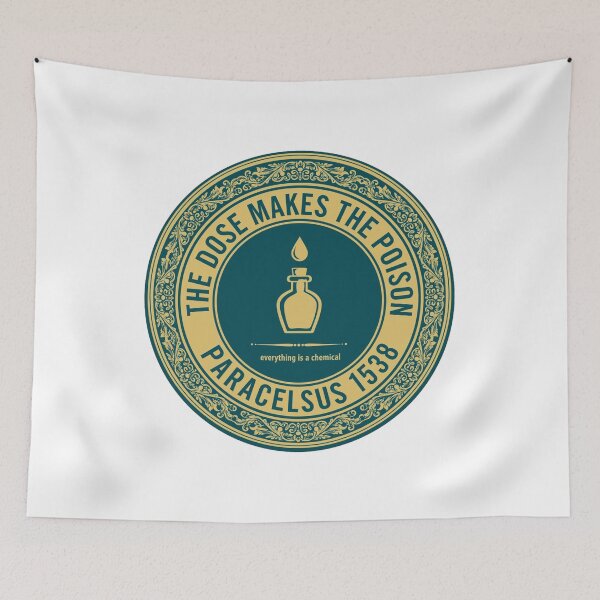 Item preview, The Dose Makes The Poison - Paracelsus Seal designed and sold by Dead Scientists Society .