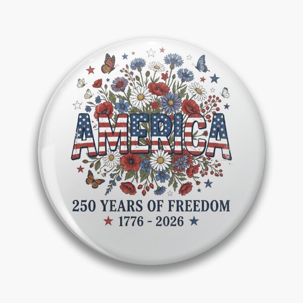 Item preview, America 250 Years of Freedom – Floral Celebration designed and sold by NovaCraft30.