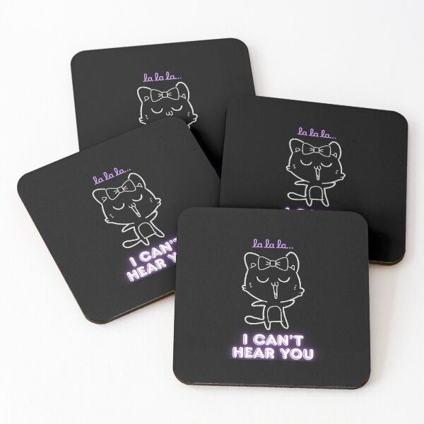 Item preview, I can’t hear you cat lover humor  designed and sold by HeartInThisArt .