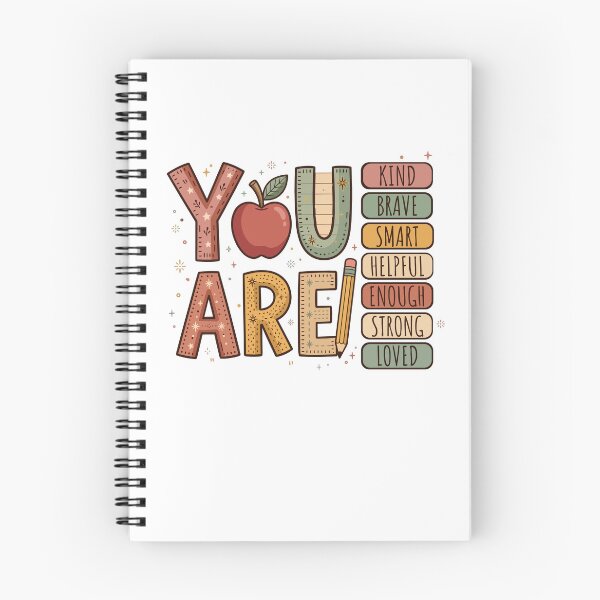 Item preview, Elementary School You Are Kind Brave Smart Helpful Enough Strong Loved designed and sold by SaltCreatives.