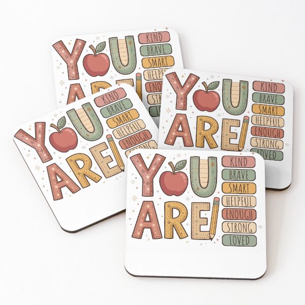 Item preview, Elementary School You Are Kind Brave Smart Helpful Enough Strong Loved designed and sold by SaltCreatives.