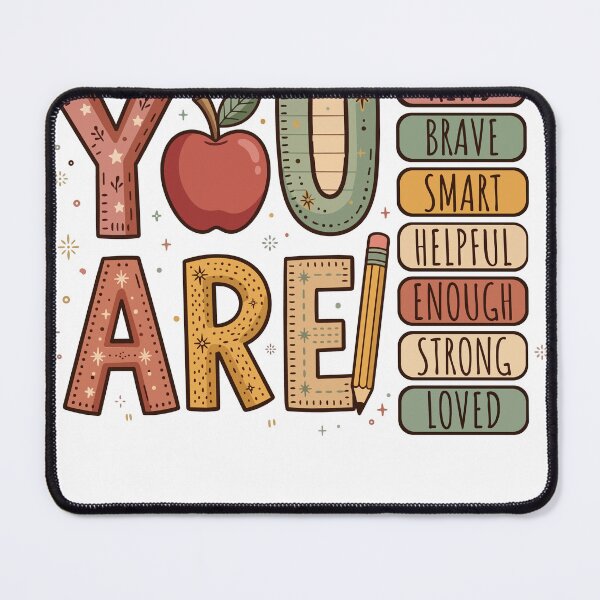 Item preview, Elementary School You Are Kind Brave Smart Helpful Enough Strong Loved designed and sold by SaltCreatives.