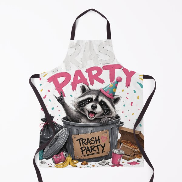 Item preview, Trash Party Raccoon – Funny Chaotic Raccoon Cartoon Design designed and sold by Kolibra.