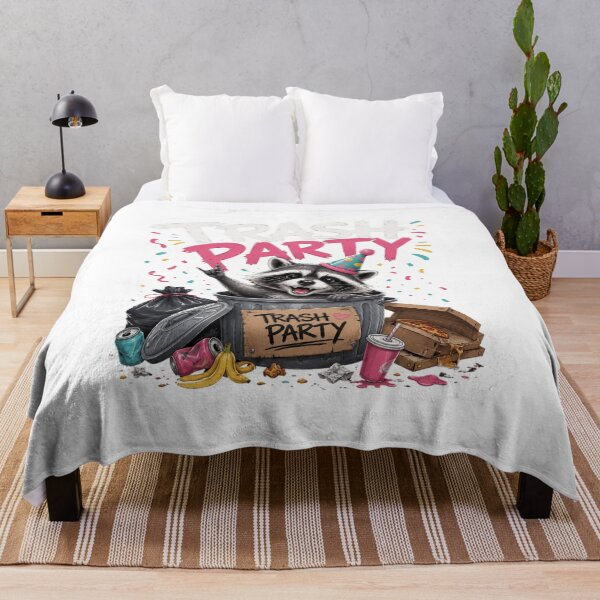 Item preview, Trash Party Raccoon – Funny Chaotic Raccoon Cartoon Design designed and sold by Kolibra.