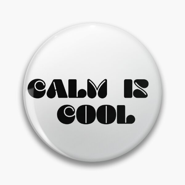 Item preview, Calm Is Cool Retro Aesthetic Positive Affirmations Quote Tee designed and sold by FarazDesign110.