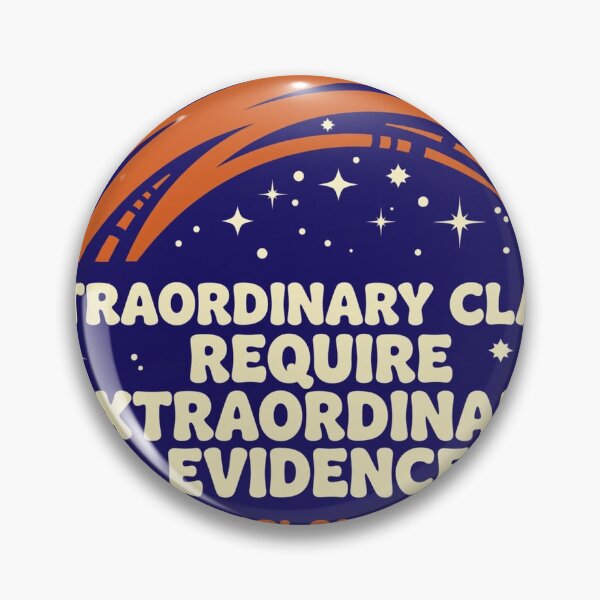 Item preview, Extraordinary Claims Require Extraordinary Evidence designed and sold by Dead Scientists Society .