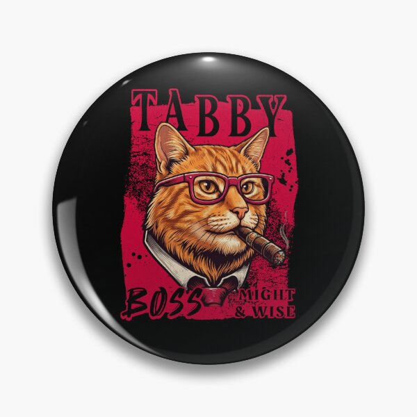 Artikelvorschau, Orange Tabby Boss Design – Lustiges Geschenk im Stil der Zigarrenmafia mit orangefarbener Tabby-Katze entworfen und verkauft von PixelsPaws.
