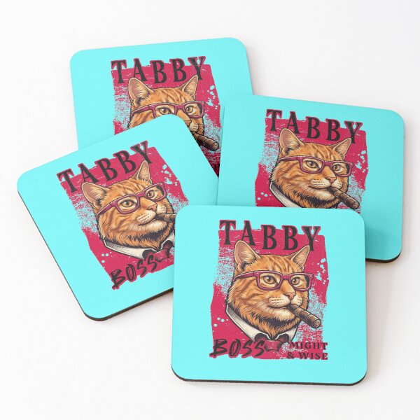 Artikelvorschau, Orange Tabby Boss Design – Lustiges Geschenk im Stil der Zigarrenmafia mit orangefarbener Tabby-Katze entworfen und verkauft von PixelsPaws.
