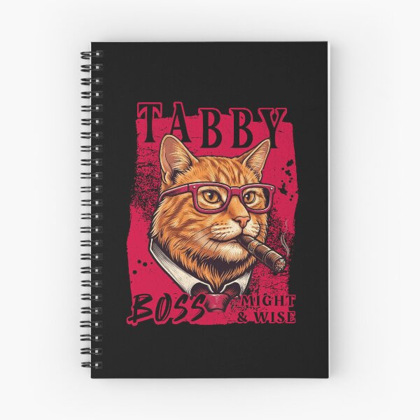 Item preview, Orange Tabby Boss Design – Funny Orange Tabby Cat with Cigar Mafia Style Gift designed and sold by PixelsPaws.