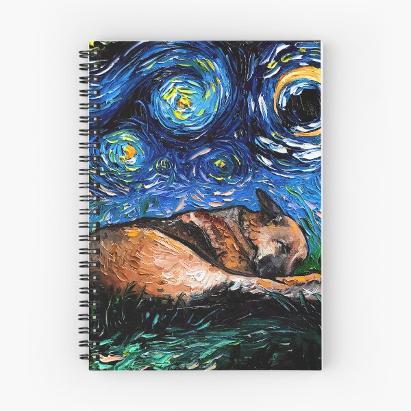 Item preview, Sleeping German Shepherd Night designed and sold by AjaTrier.
