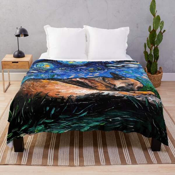 Item preview, Sleeping German Shepherd Night designed and sold by AjaTrier.