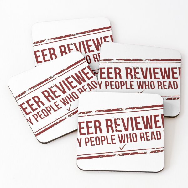Item preview, Peer Reviewed By People Who Read It designed and sold by Dead Scientists Society .