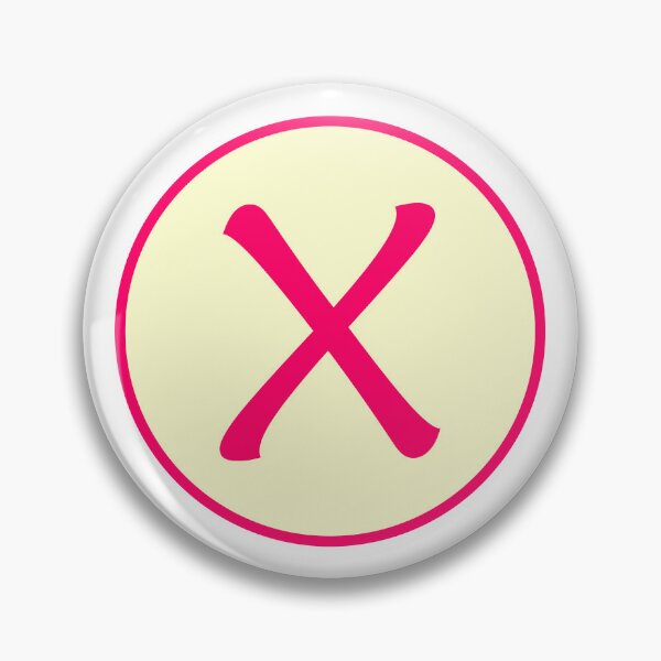 Item preview, Pink Alphabet Letter X Circle designed and sold by Jeallan Designs.